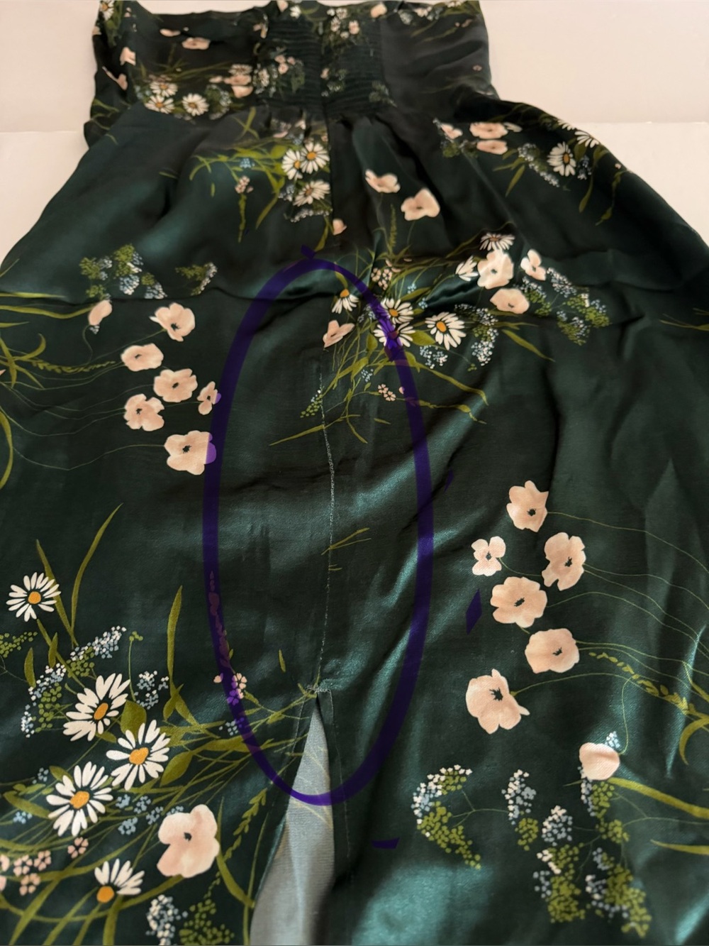 Reformation Frankie Silk Maxi Dress Size 2 Green Floral Sleeveless - Picture 3 of 12
